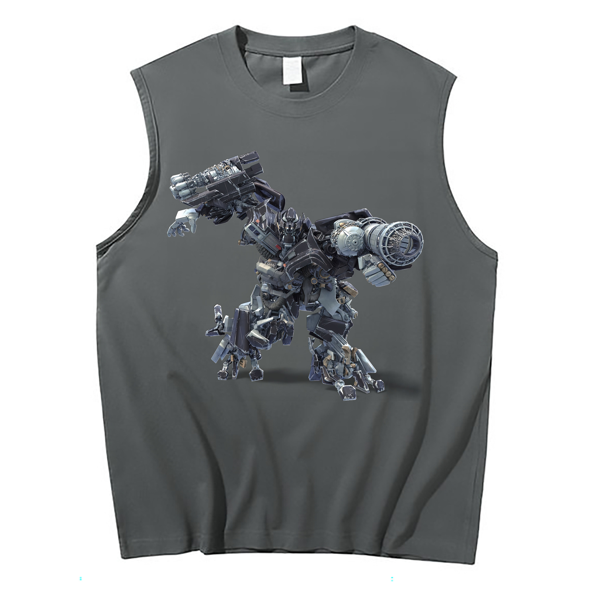 （画像用） Transformers トランスフォーマー コットン100％タンクトップ（フロントプリント）